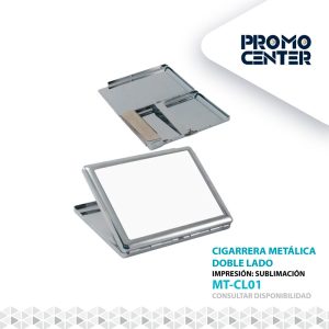 CIGARRERA METALICA DOBLE LADO