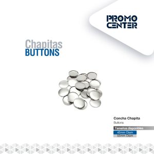 CONCHA PARA CHAPA BUTTONS
