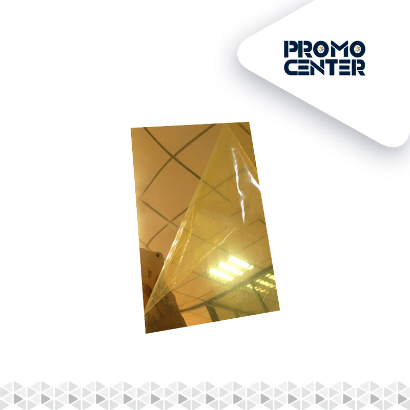 PLACA SUBLIMACION ESPEJO ORO ALUMINIO