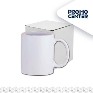 TAZON BLANCO ORILLA INTERIOR BLANCO - SUBLIMACION CON CAJA INDIVIDUAL