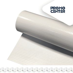 TELA PVC IMPR. BLANCA BRILLANTE ECOSOLV, Frontlit Hot Laminated 440g