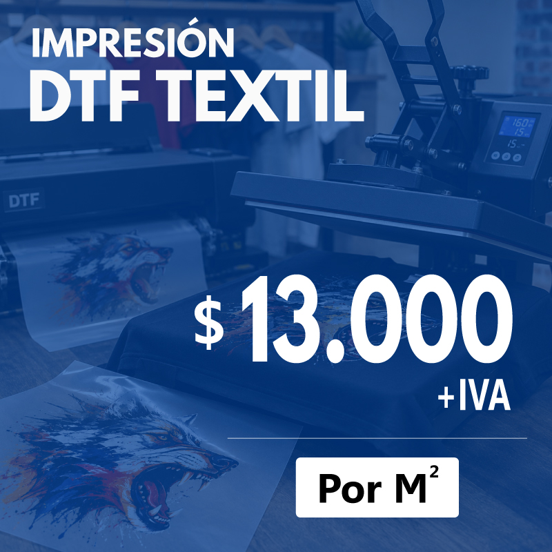 IMPRESION DTF TEXTIL